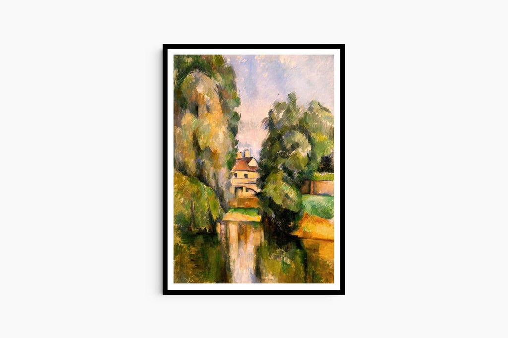 "Paul CŽzanne - Country House by a River - Hakyarts"