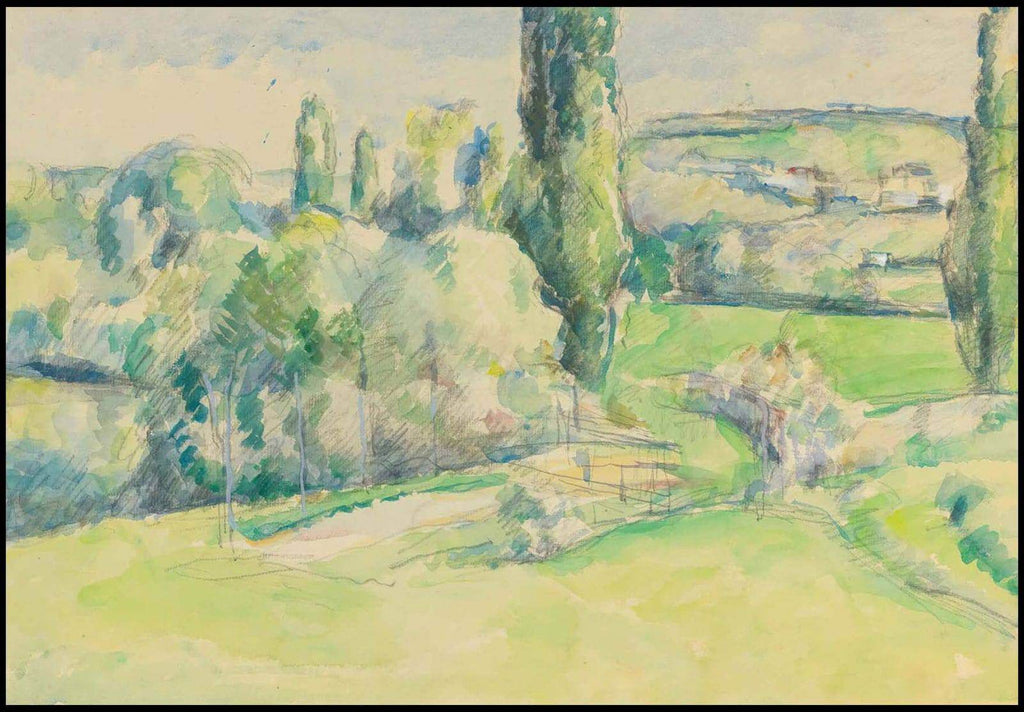 "Paul Cézanne - La Côte Du Jallais À Pontoise - Hakyarts"