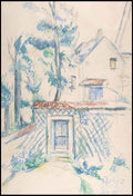"Paul Cézanne - Entrance to a Garden - Hakyarts"