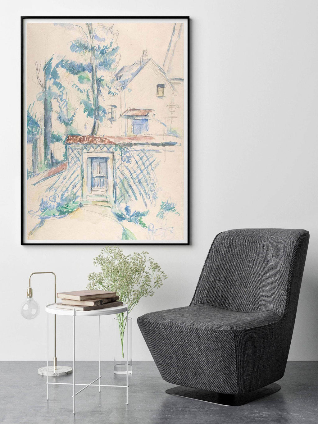 "Paul Cézanne - Entrance to a Garden - Hakyarts"