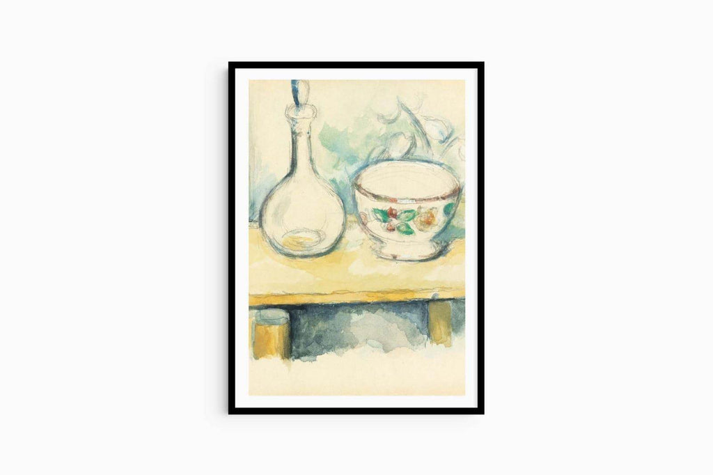 "Paul Cézanne - Carafe Et Bol - Hakyarts"