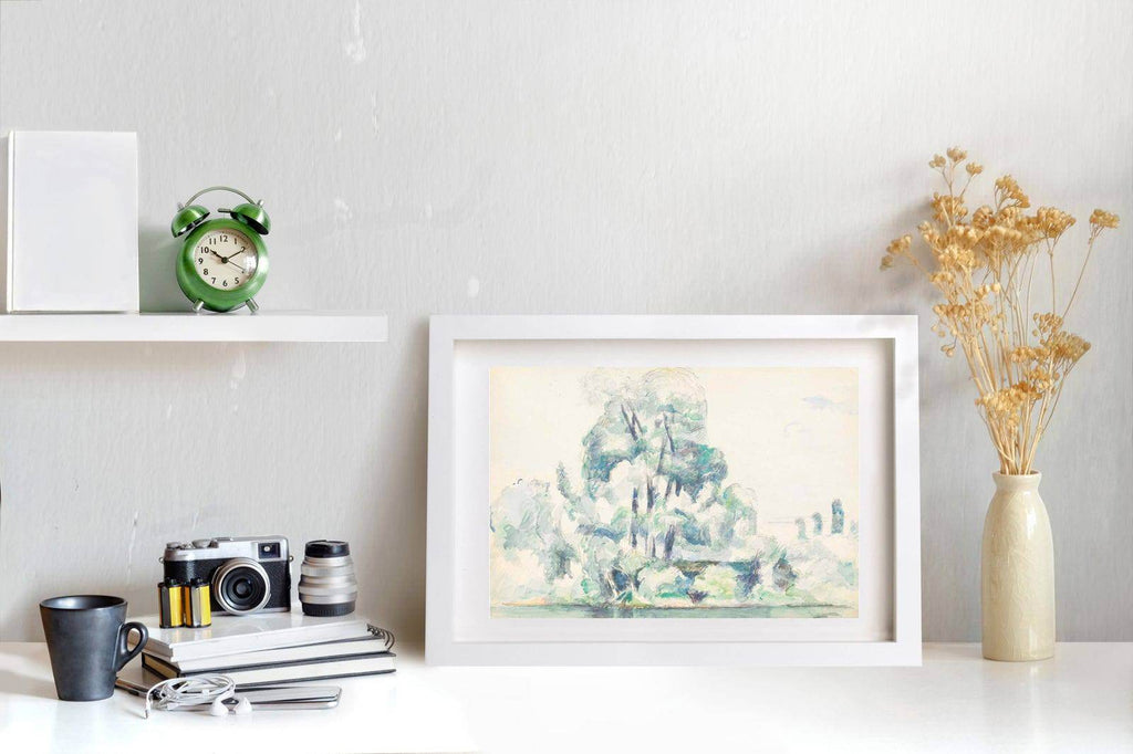 "Paul Cézanne - Banks of the Seine at Médan - Hakyarts"