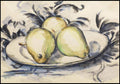 "Paul Cézanne - Three Pears - Hakyarts"