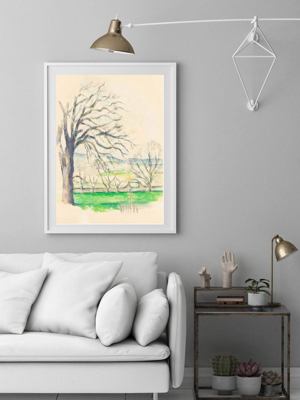 "Paul Cézanne - Arbre Dépouillé Au Jas De Bouffan - Hakyarts"