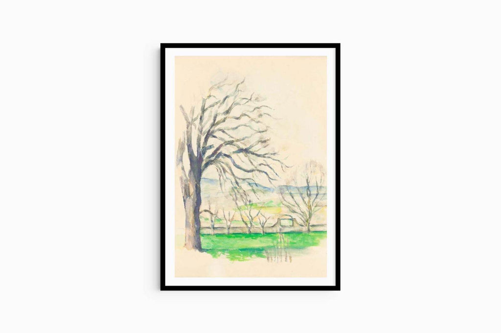 "Paul Cézanne - Arbre Dépouillé Au Jas De Bouffan - Hakyarts"
