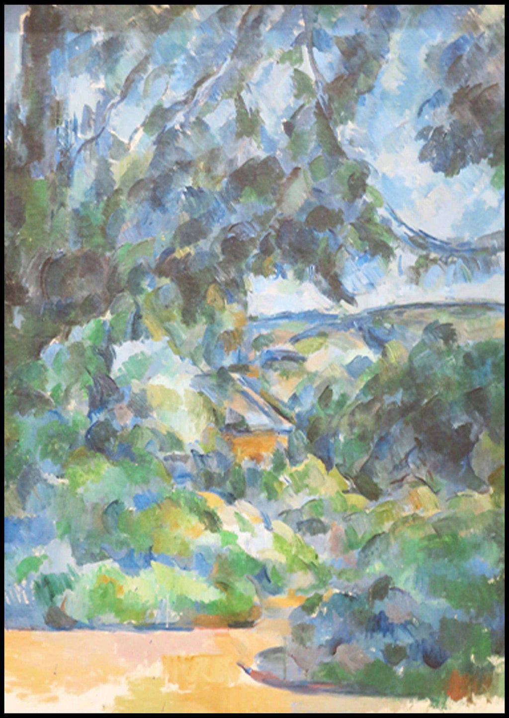 "Paul Cézanne - Blue Landscape - Hakyarts"