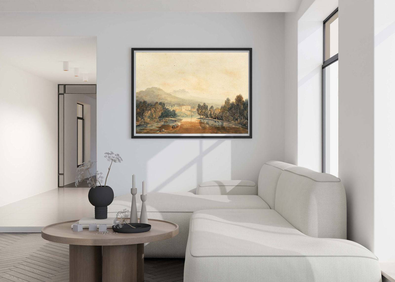 "William Turner - Villa Salviati on the Arno"