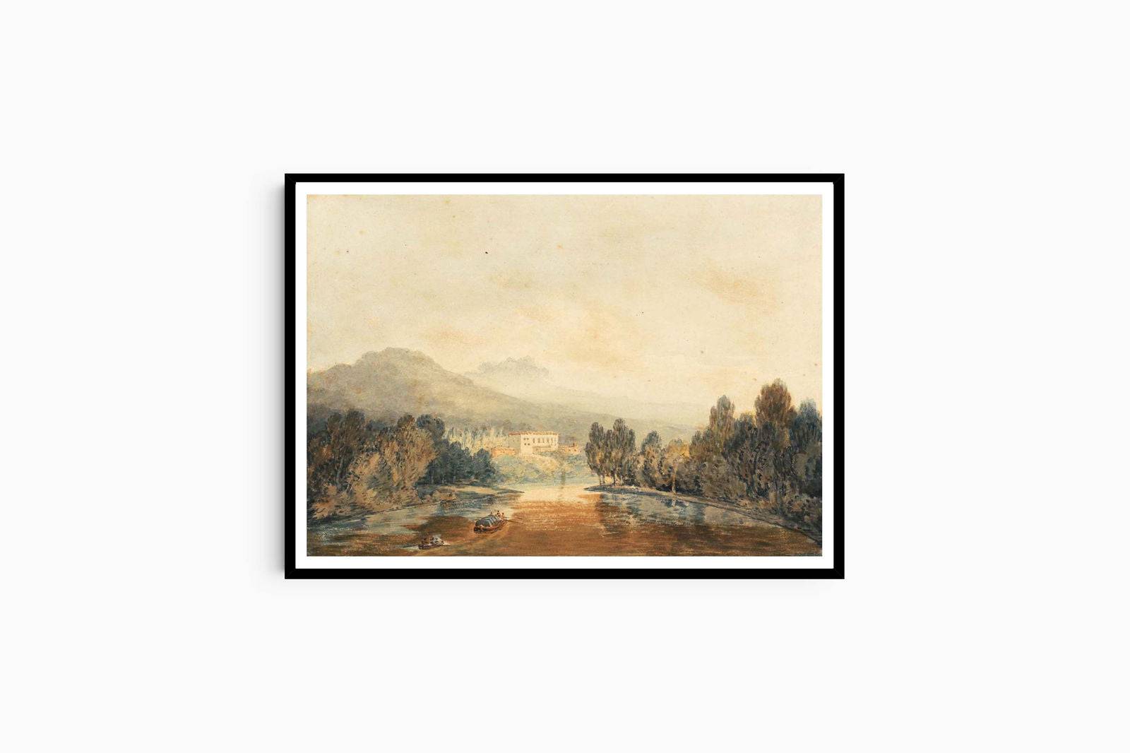 "William Turner - Villa Salviati on the Arno"