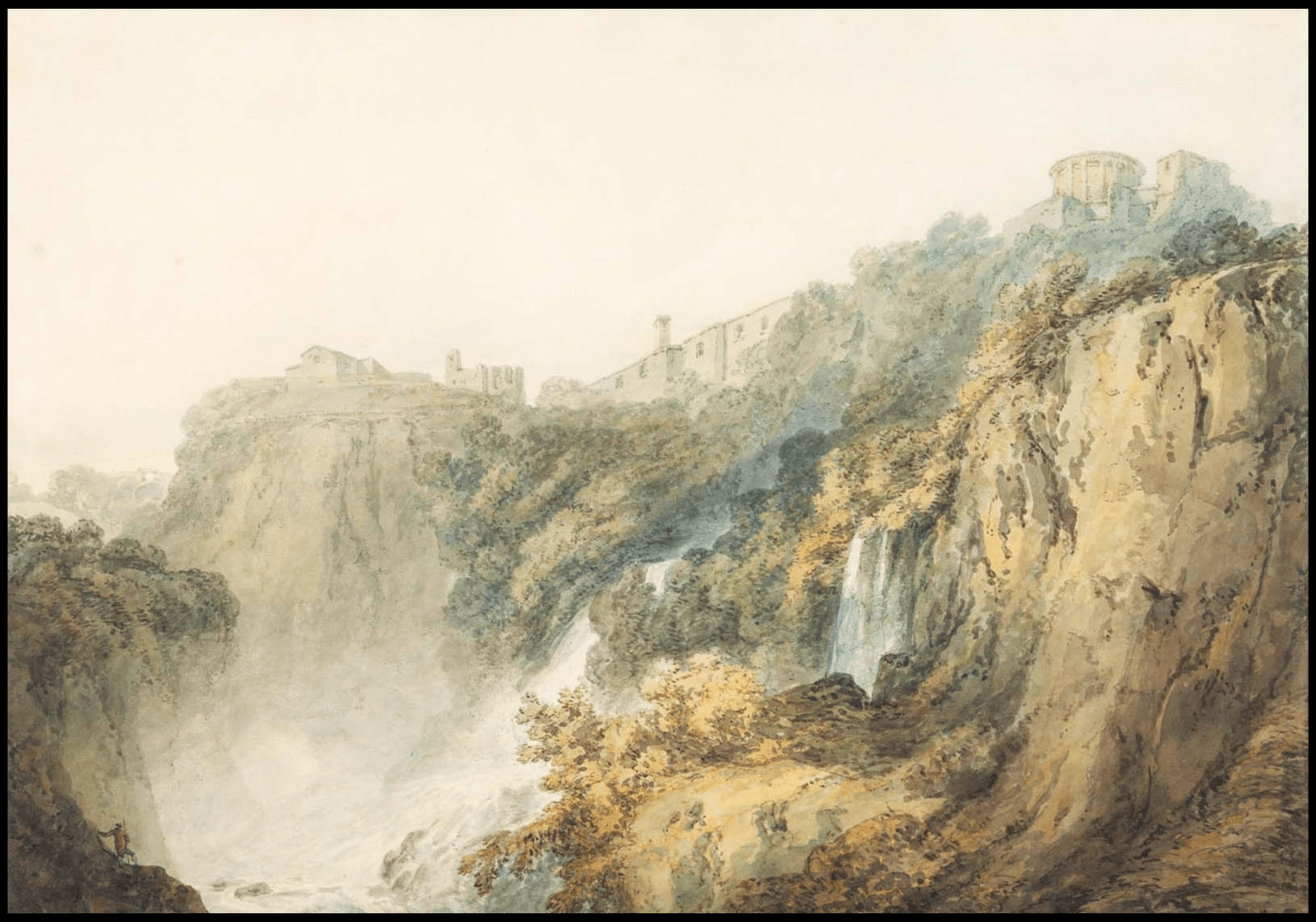 "William Turner - Tivoli with the Temple"