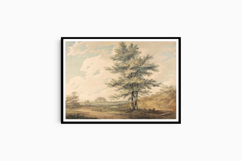 "William Turner - Landscape with Trees and Figures"