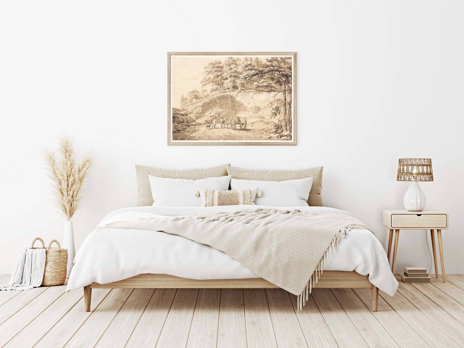 "William Turner - Man with Horse and Cart Entering a Quarry"