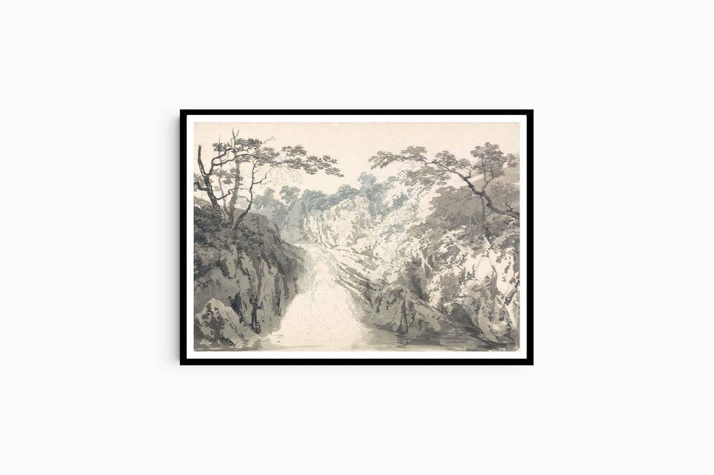 "William Turner - Landscape with Waterfall"