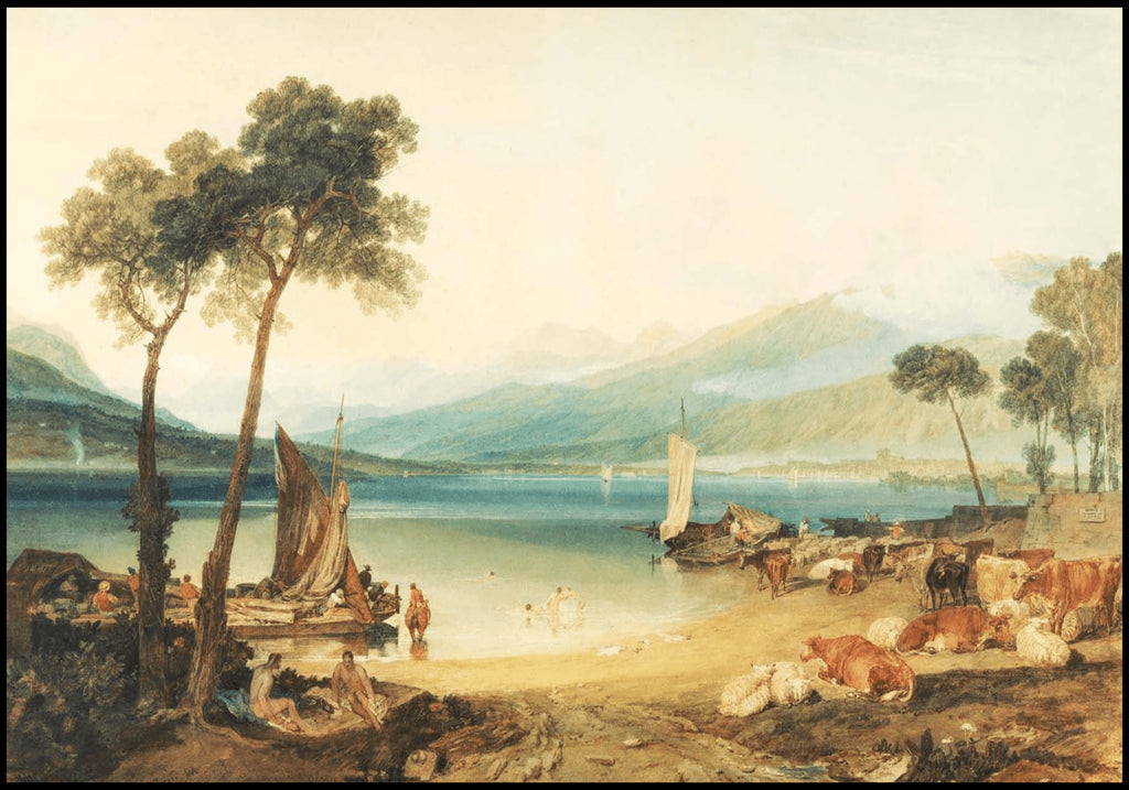 "William Turner - Lake Geneva and Mount Blanc"