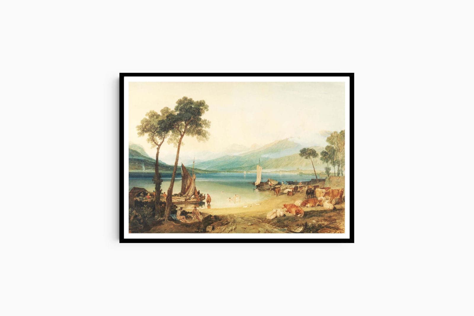 "William Turner - Lake Geneva and Mount Blanc"