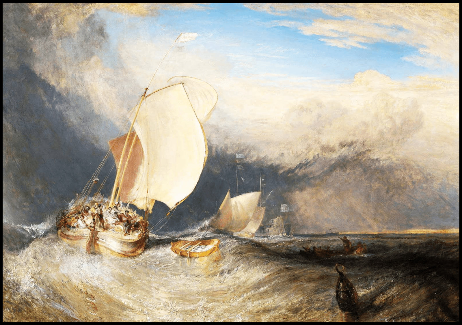 "William Turner - Fishing Boats with Hucksters Bargaining for Fish"