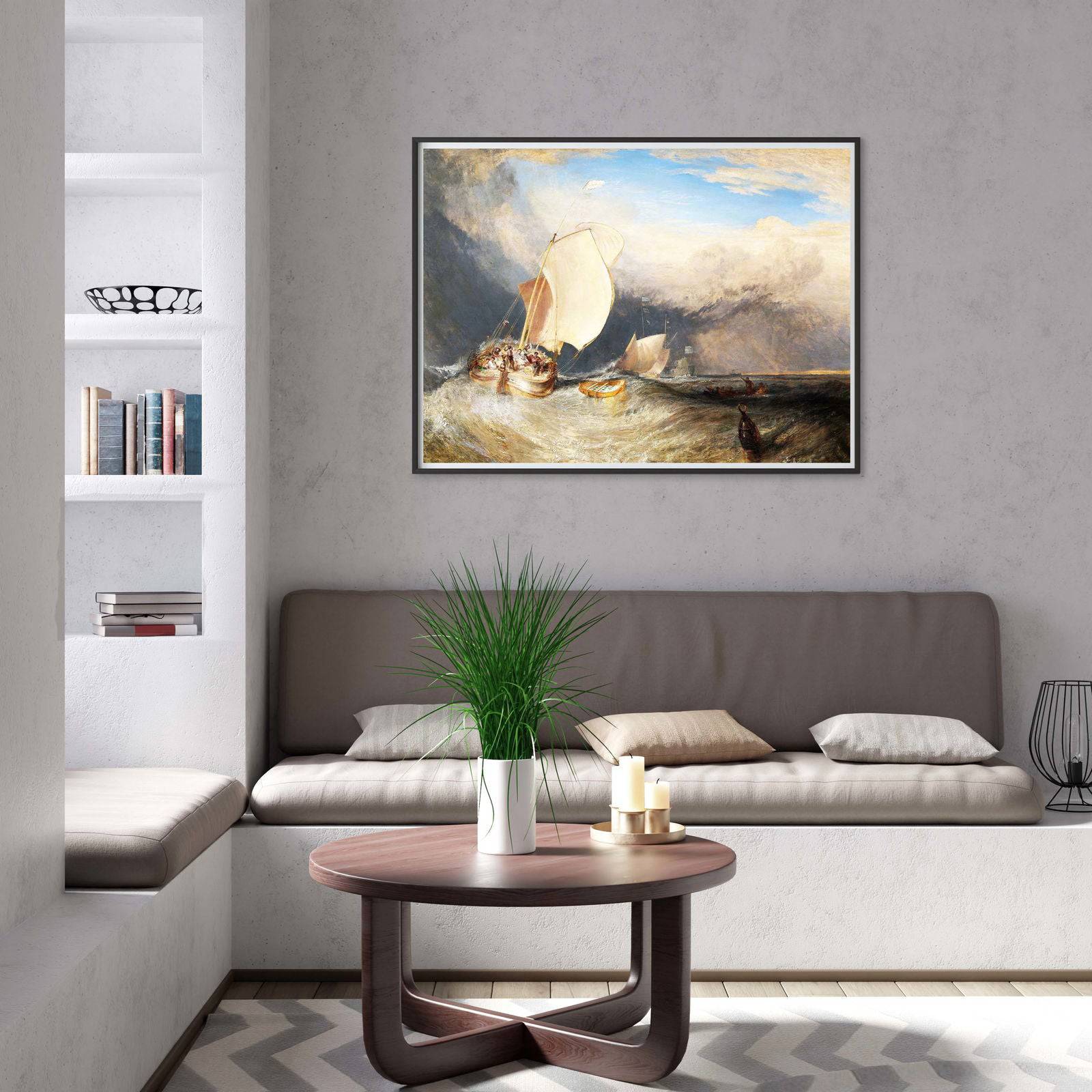 "William Turner - Fishing Boats with Hucksters Bargaining for Fish"