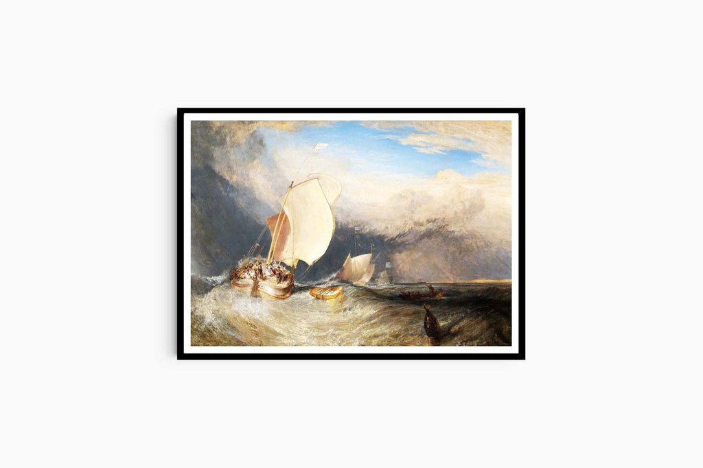 "William Turner - Fishing Boats with Hucksters Bargaining for Fish"