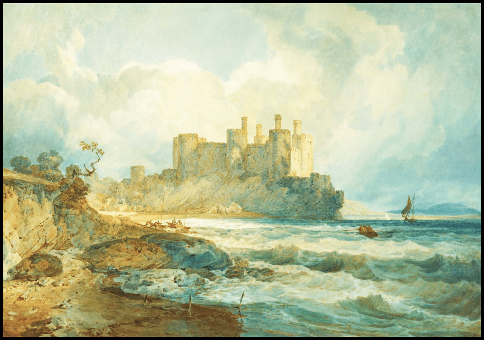 "William Turner - Conway Castle"