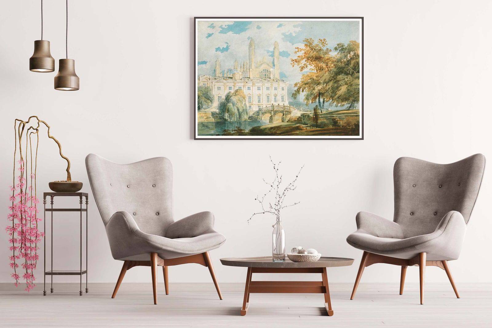 "William Turner - Clare Hall and King's College Chapel"