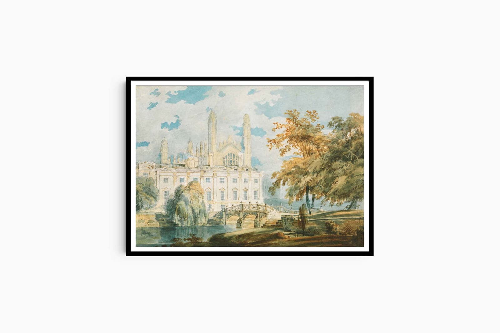 "William Turner - Clare Hall and King's College Chapel"