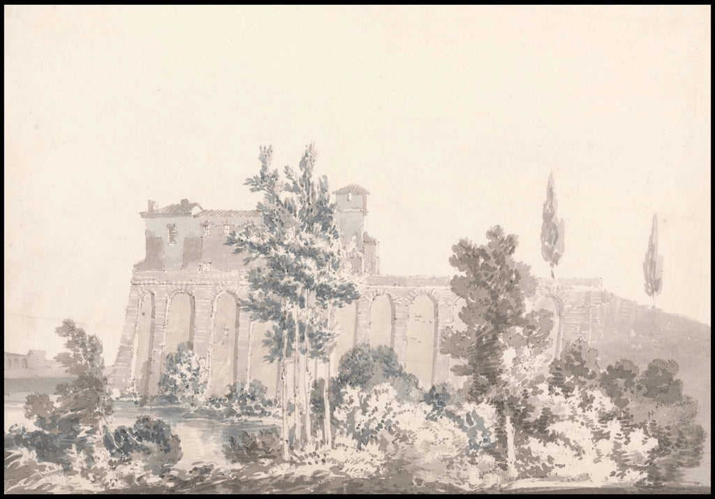 "William Turner - Buildings Overlooking Water"