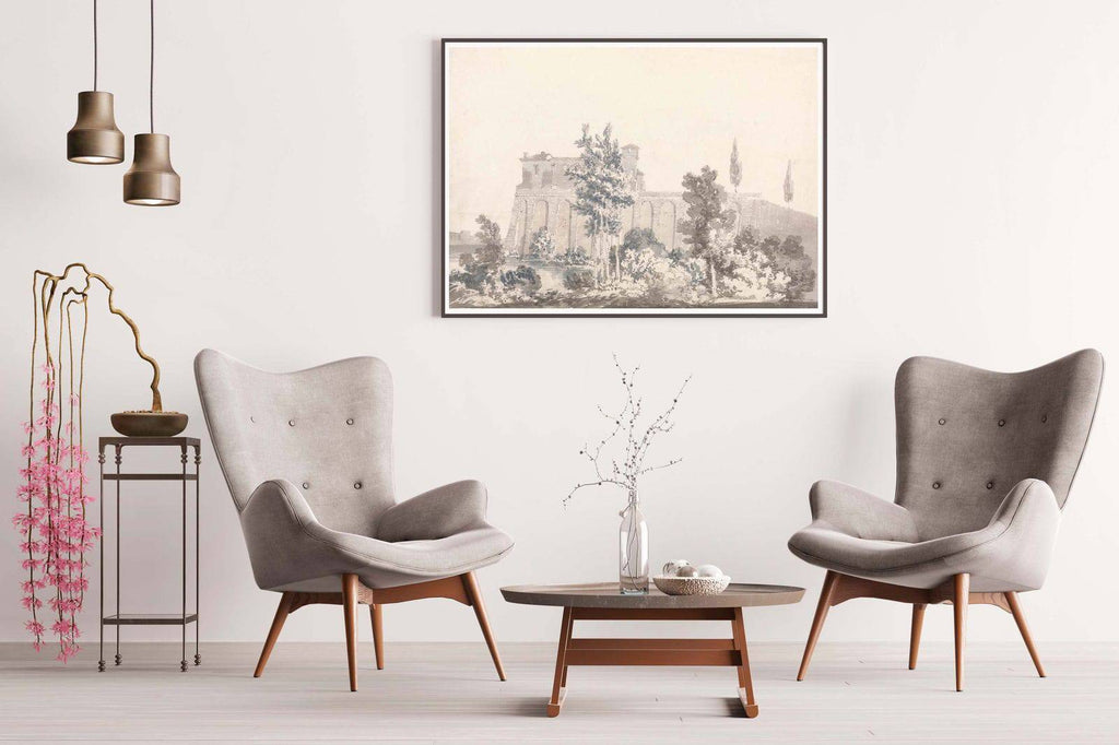 "William Turner - Buildings Overlooking Water"