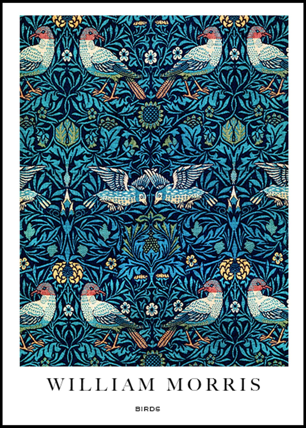"William Morris - Birds Poster"