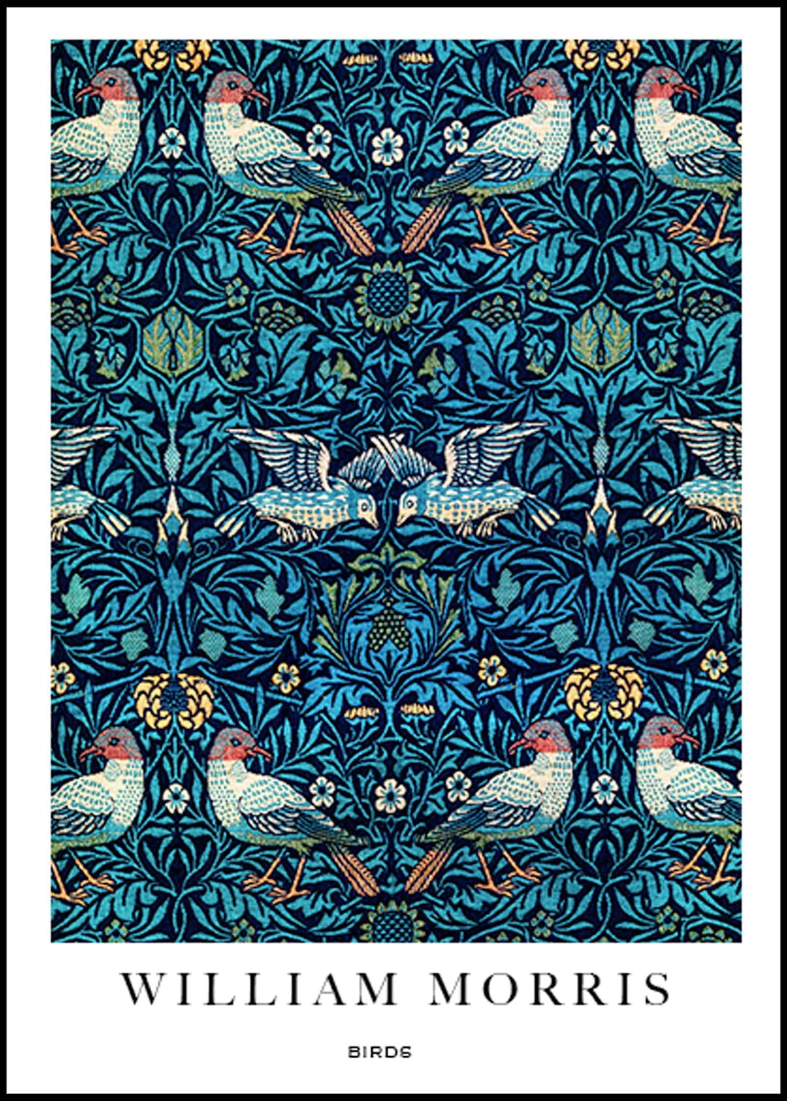"William Morris - Birds Poster"
