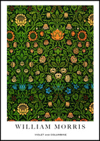 "William Morris - Violet and Columbine Poster"