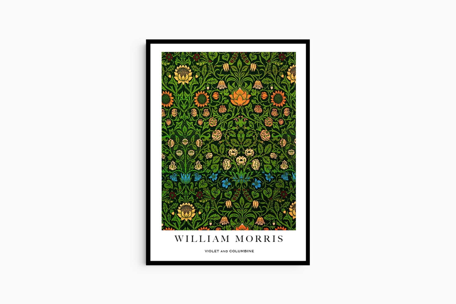 "William Morris - Violet and Columbine Poster"