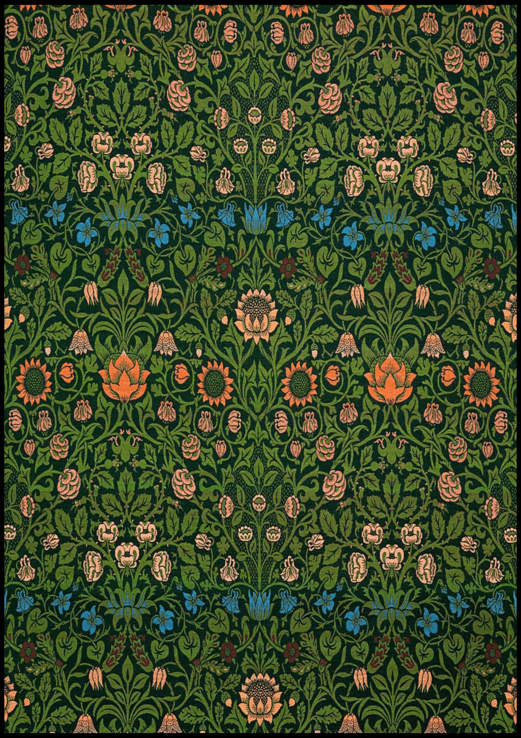 "William Morris - Violet and Columbine No 2"