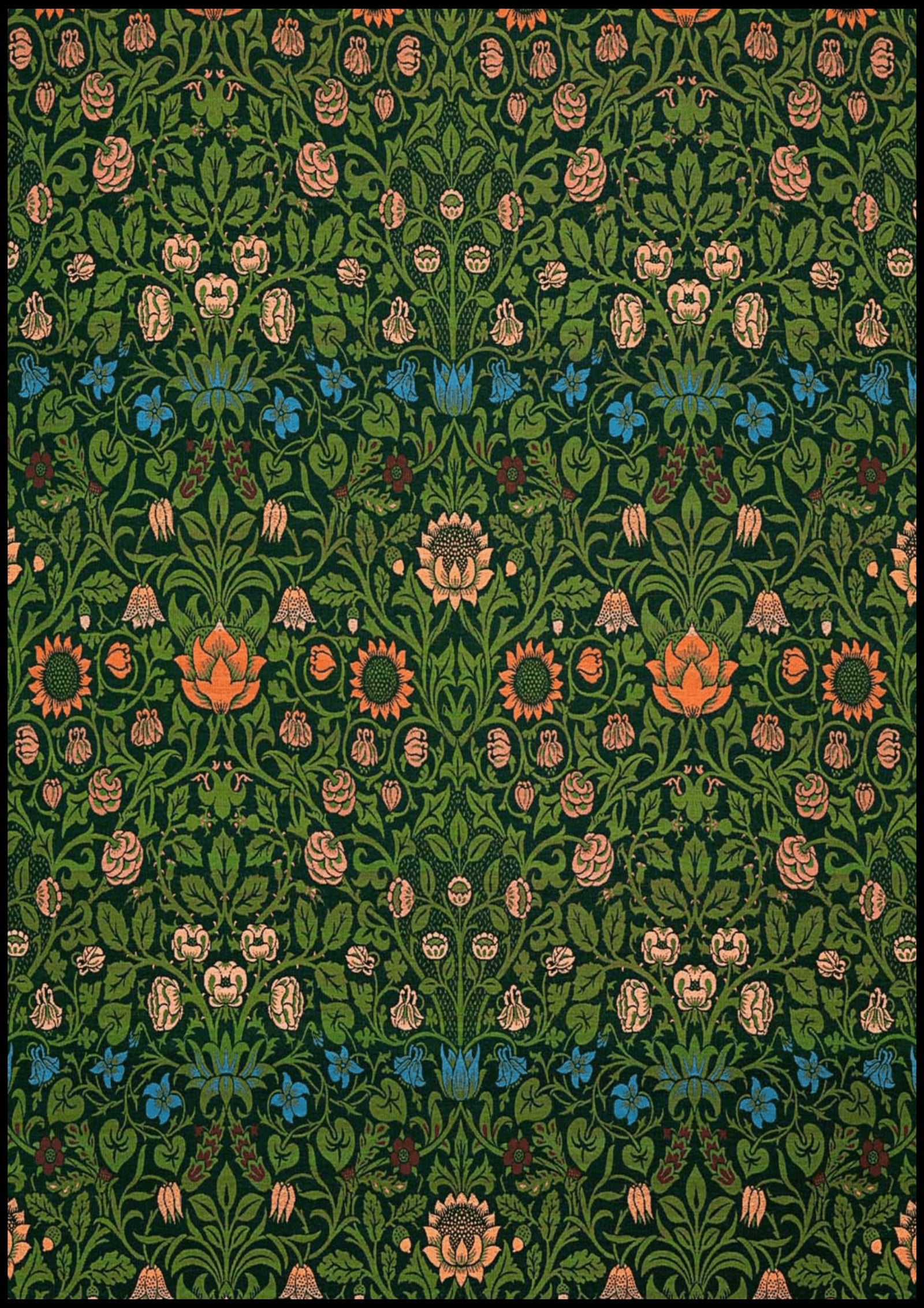 "William Morris - Violet and Columbine No 2"