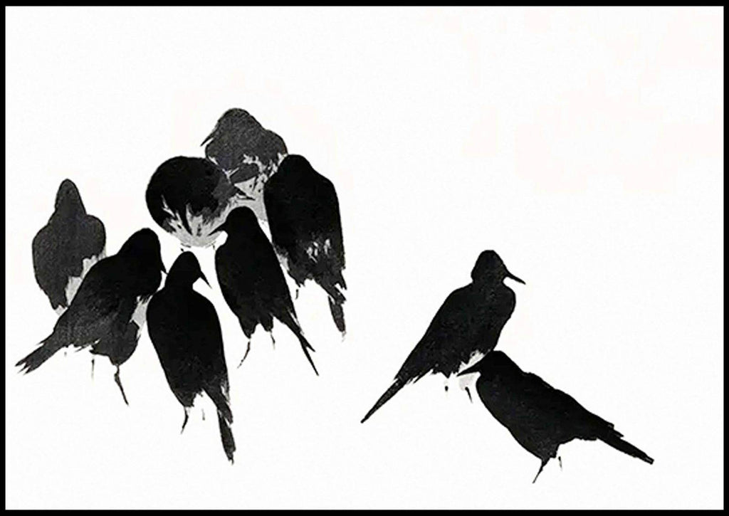 "Watanabee Seitei - Japanese Crows - Hakyarts"