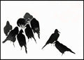 "Watanabee Seitei - Japanese Crows - Hakyarts"
