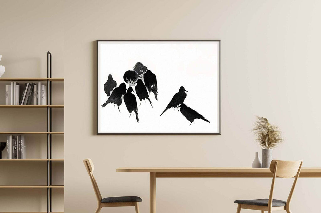 "Watanabee Seitei - Japanese Crows - Hakyarts"