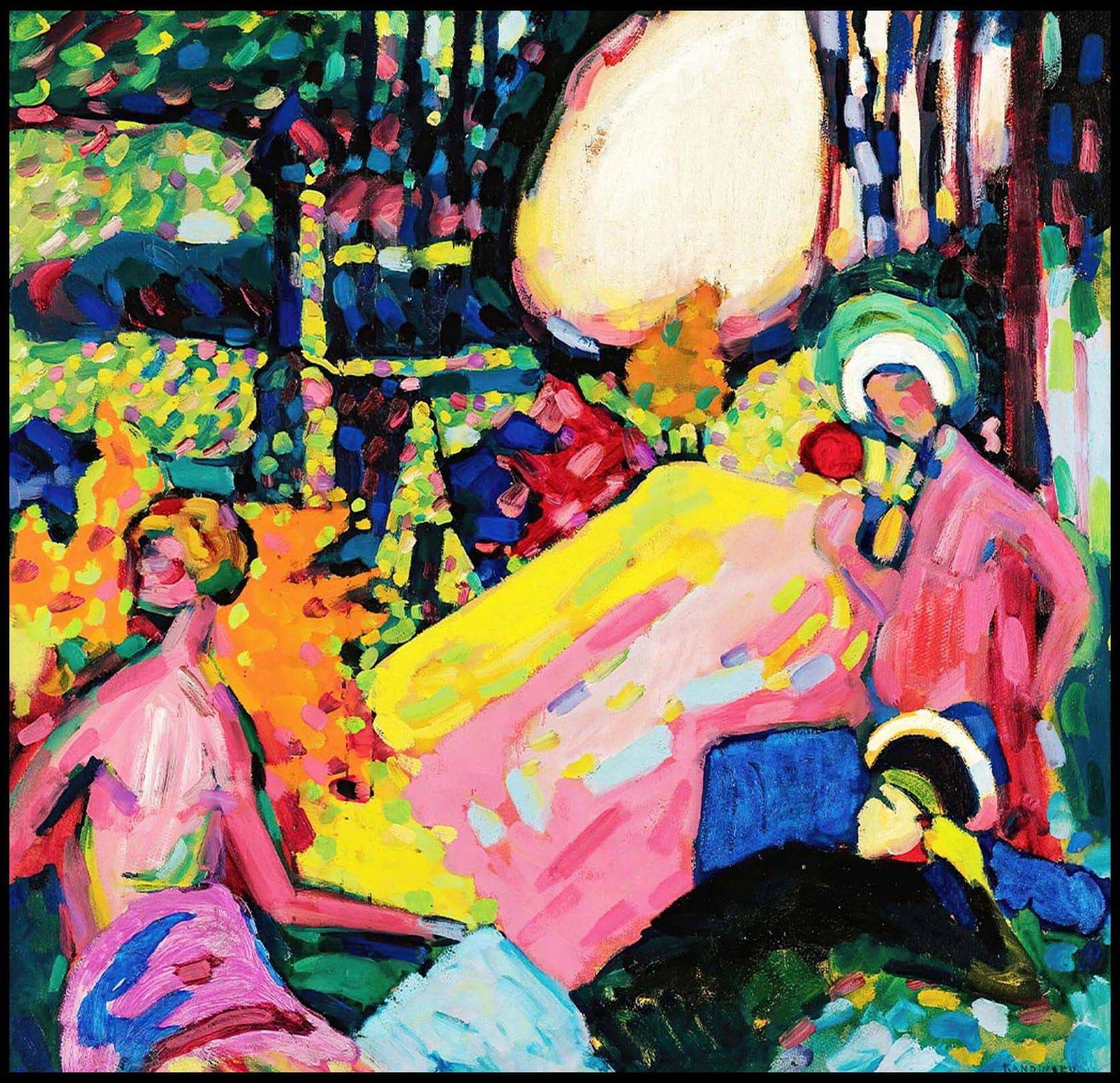 "Wassily Kandinsky - White Sound"