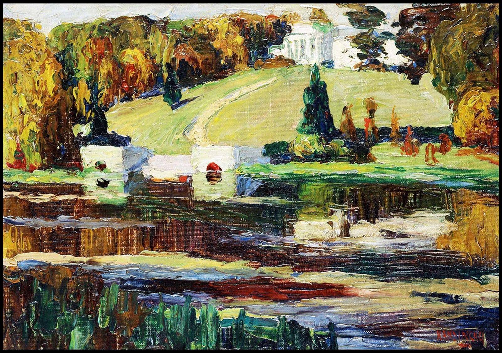 "Wassily Kandinsky - Sketch for Akhtyrka"