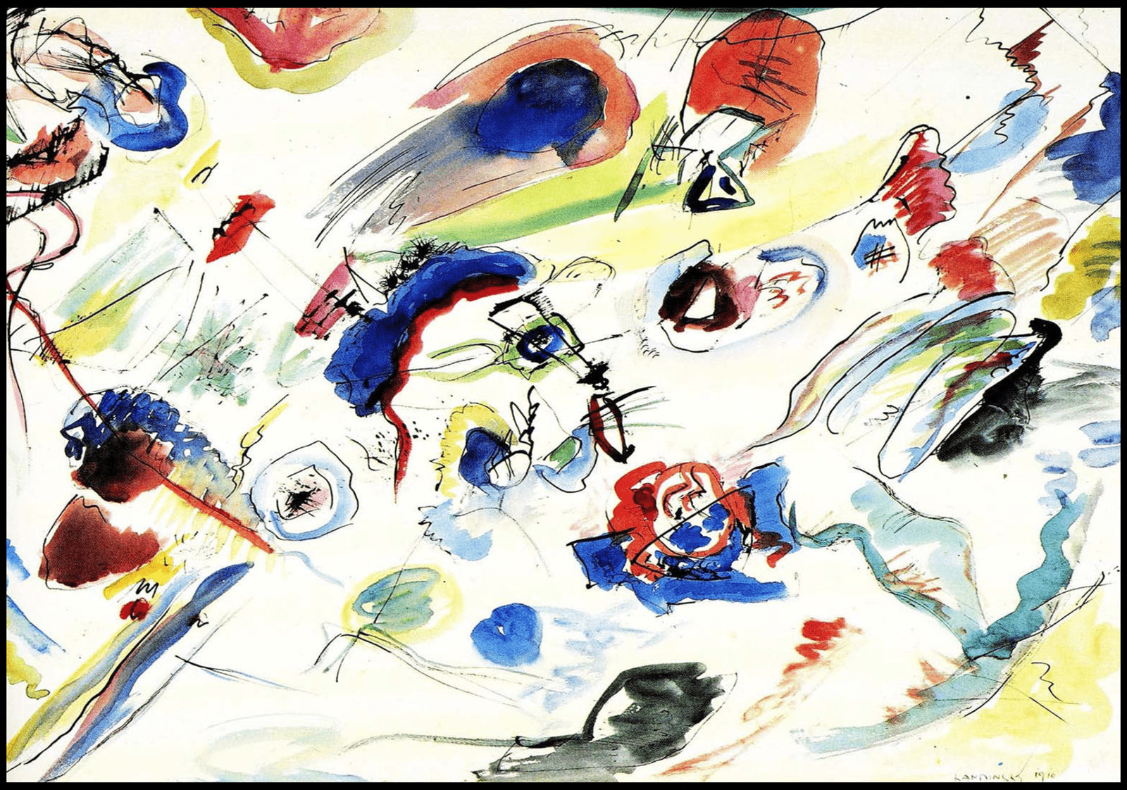"Wassily Kandinsky - First Abstract Watercolour"