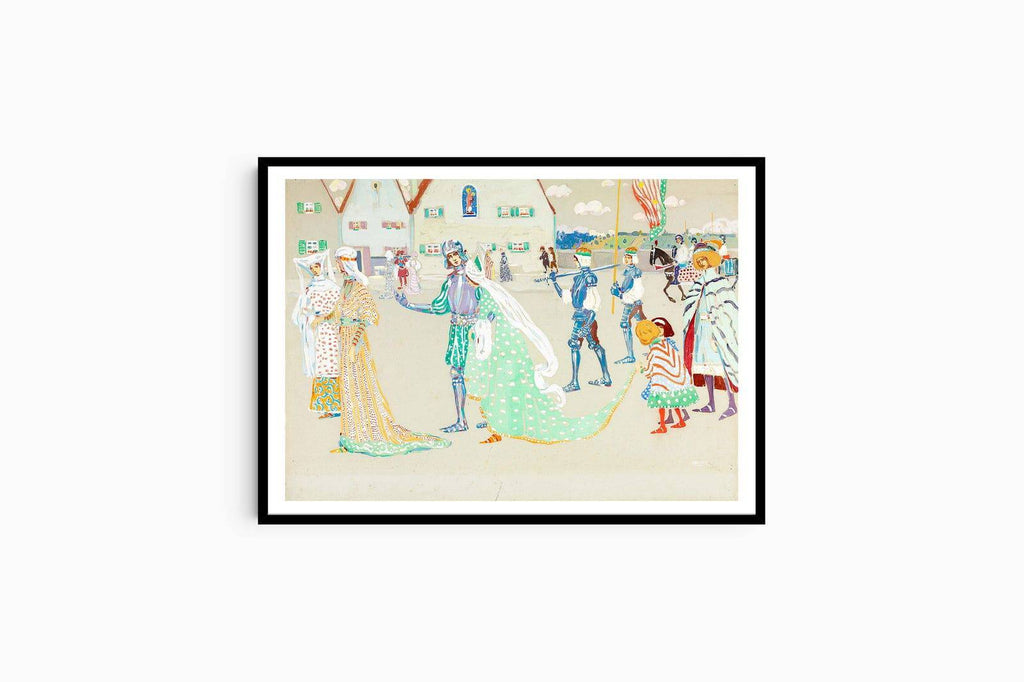 "Wassily Kandinsky - The Young Couple"