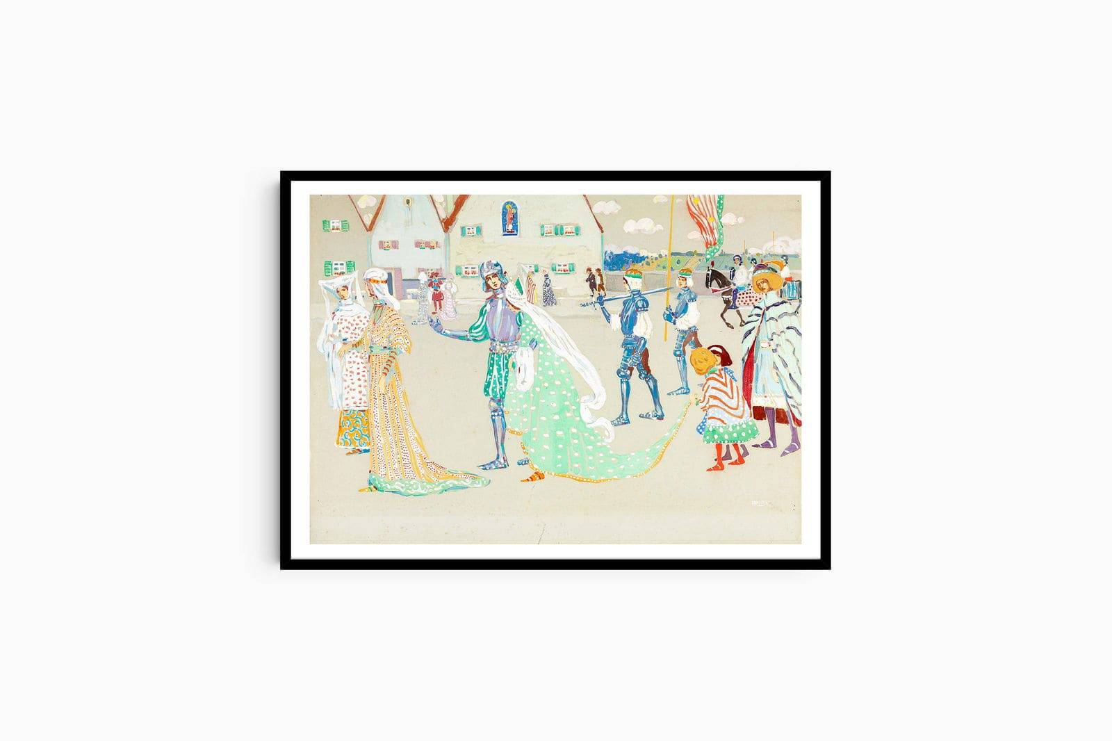 "Wassily Kandinsky - The Young Couple"