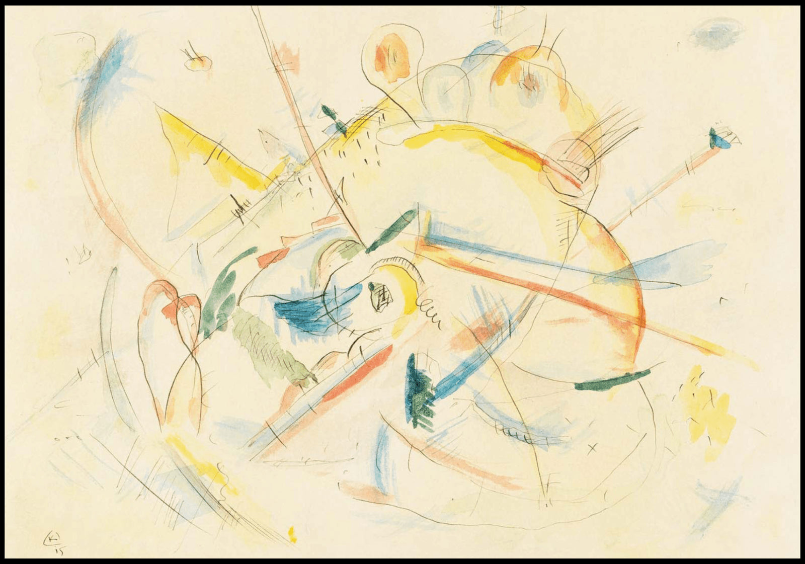 "Wassily Kandinsky - Ohne Titel"