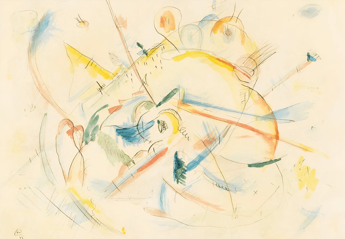 Canvas Print Ohne Titel by Wassily Kandinsky – Abstract Modern Art Print