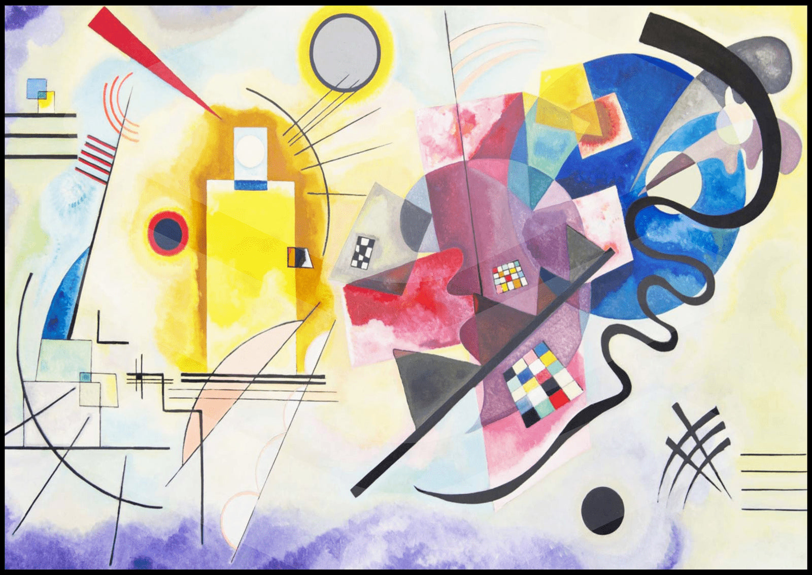 "Wassily Kandinsky - Yellow-Red-Blue"