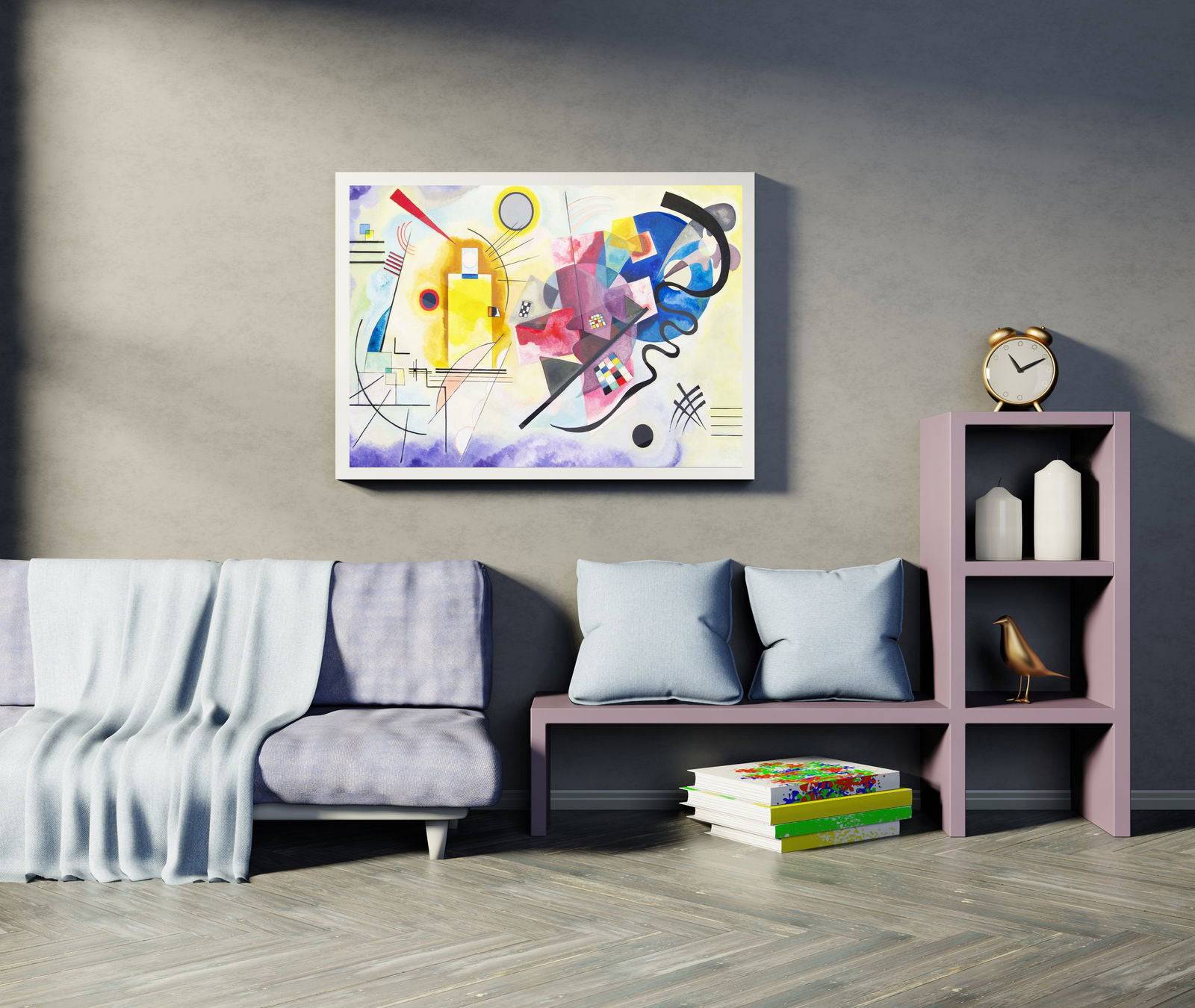 "Wassily Kandinsky - Yellow-Red-Blue"