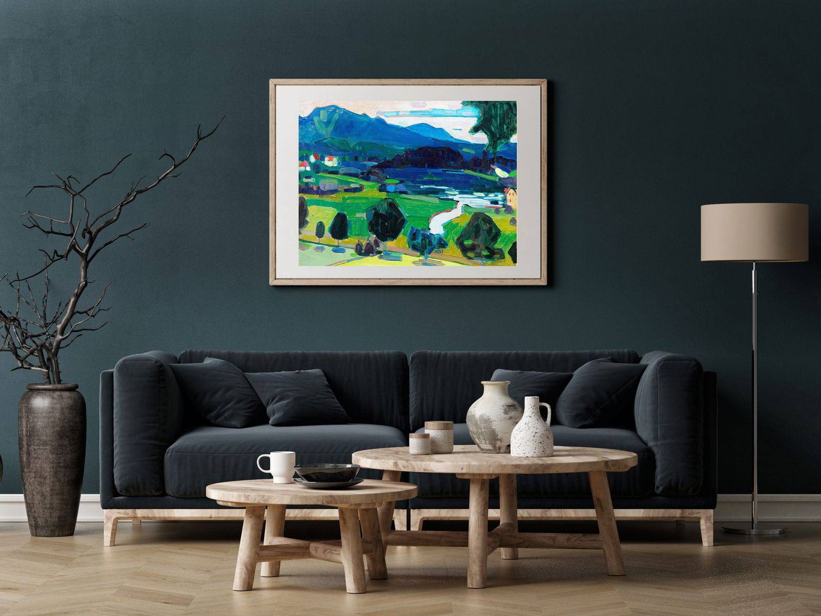 "Wassily Kandinsky - View over the Staffelsee"