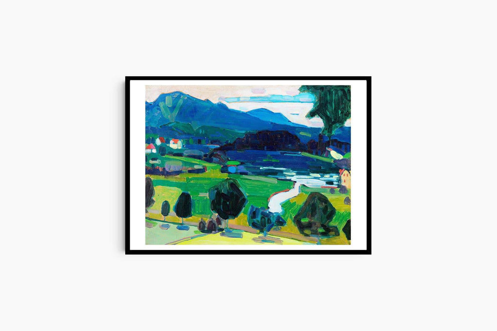 "Wassily Kandinsky - View over the Staffelsee"