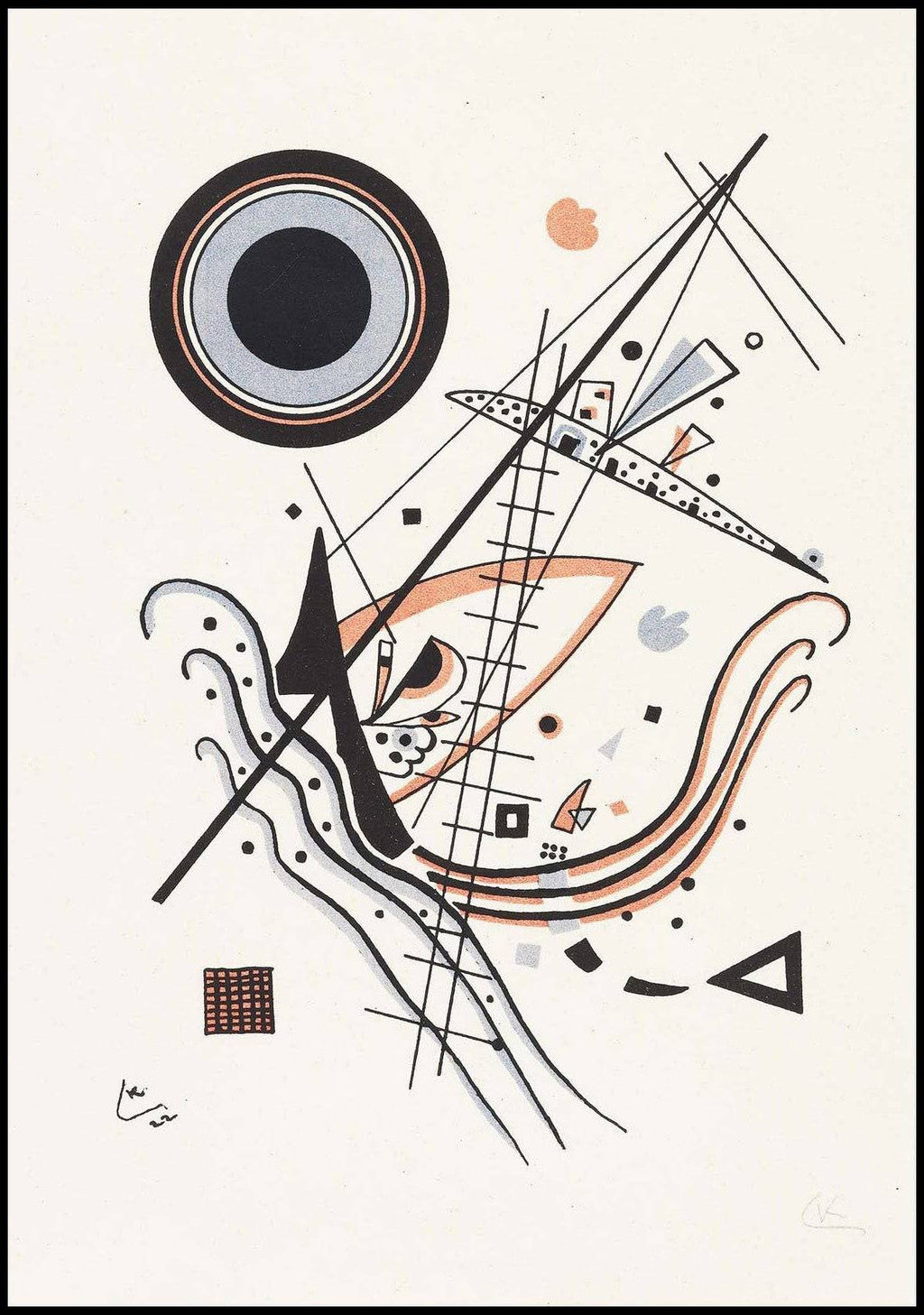 "Wassily Kandinsky - Lithographie ‘Blau’"