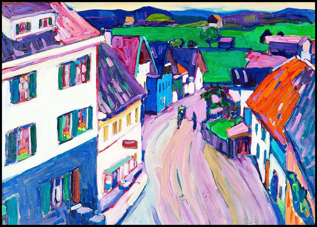 "Wassily Kandinsky - Murnau 'View from the window of the Griesbräu'"