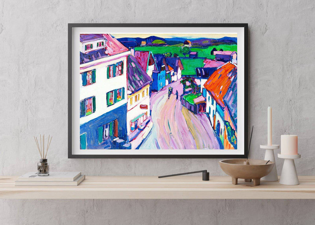 "Wassily Kandinsky - Murnau 'View from the window of the Griesbräu'"