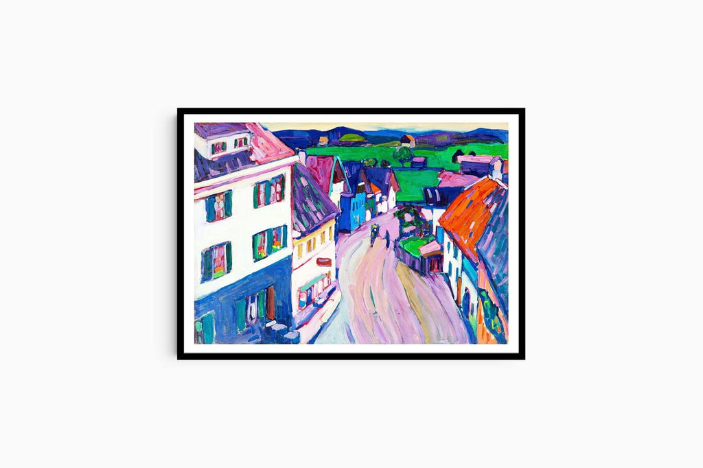 "Wassily Kandinsky - Murnau 'View from the window of the Griesbräu'"